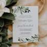 Modern Olive Branch Traditional Wedding Invitation