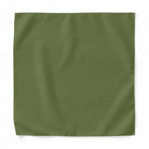 Modern Olive Green Wedding Decor Bandana
