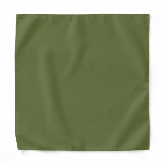 Modern Olive Green Wedding Decor  Bandana