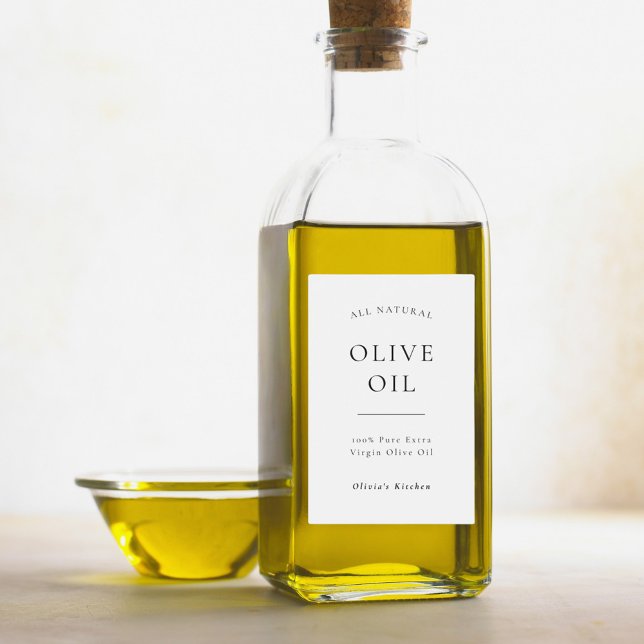 Modern Olive Oil or Food Label (Creator Uploaded)