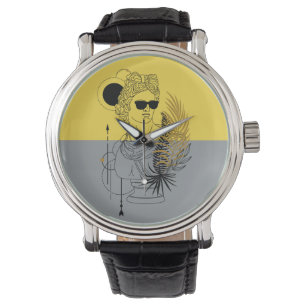 Modern Olympic God Apollo Colorblock Watch