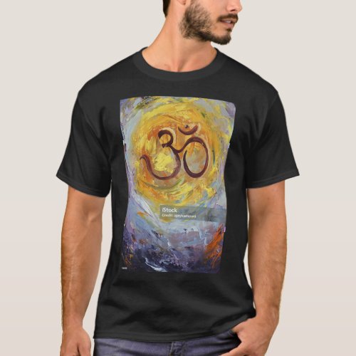 Modern Om Design Spiritual T_Shirt T_Shirt