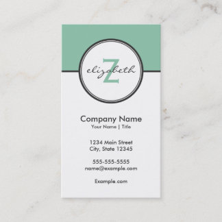 Modern Ombre Business Card