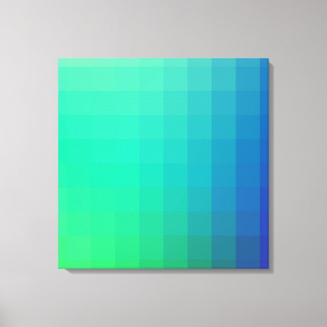 Modern Ombre Design Canvas Print (Front)