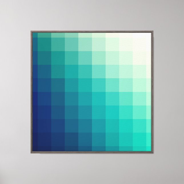 Modern Ombre Design Canvas Print (Front)