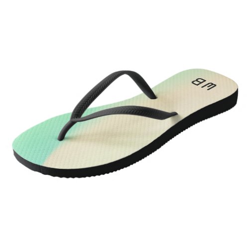 Modern Ombre Tie Dye Flip Flops