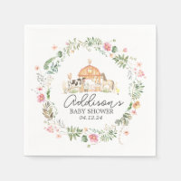 Modern on the Farm napkins, farm paper products, N