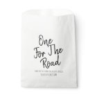 Modern One For the Road Wedding Treat Thank You