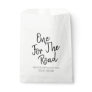 Modern One For the Road Wedding Treat Thank You Favor Bag