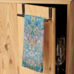 Modern One Of A Kind Abstract With Sangria Colors Kitchen Towel