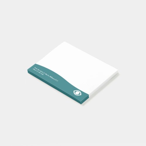 Modern Ophthalmologist Office Sticky Notepads