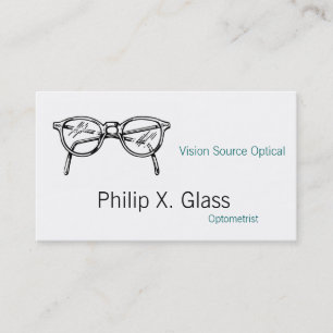 Modern Optical Vision Eyewear Business Card