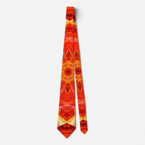 Modern Orange Neck Tie