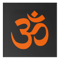 Modern Orange Om