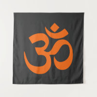 Modern Orange Om