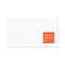 MODERN ORANGE SQUARE Professional Business Card