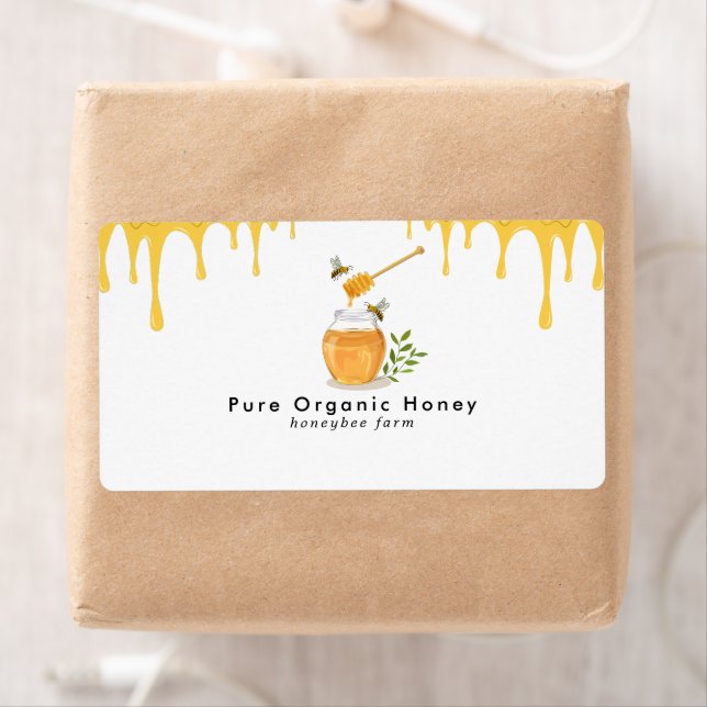 Modern Organic Honey Farm Return  Label (Insitu)
