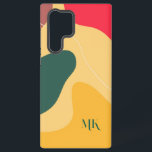 Modern organic shapes composition background samsung galaxy s22 ultra case<br><div class="desc">Colorful abstract organic shapes,  trendy modern background.</div>