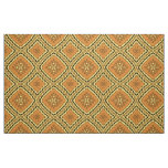 Modern Oriental Boho Mosaic Geometric Pattern Fabric