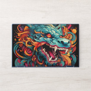 Modern Oriental Dragon Majesty HP Laptop Skin
