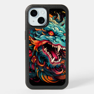Modern Oriental Dragon Majesty iPhone 15 Case