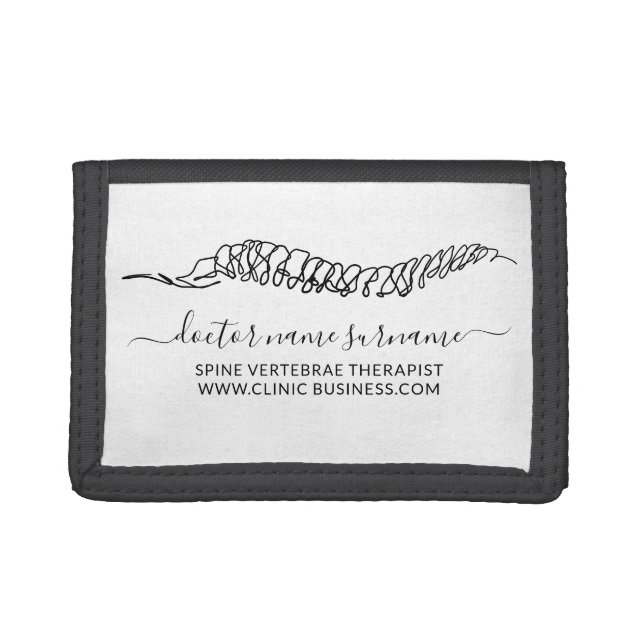 Modern Orthopedic doctors Trifold Wallet (Front)