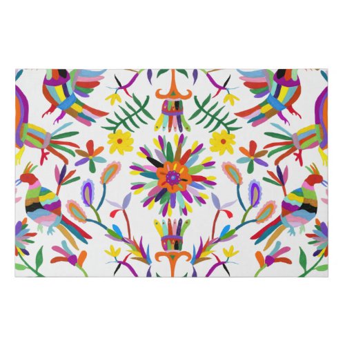 Modern Otomi Design II Faux Canvas Print