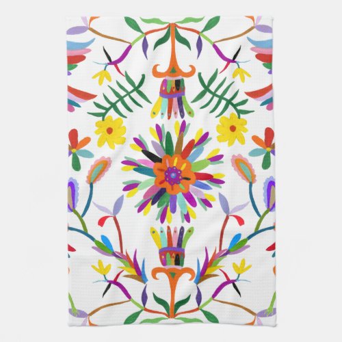 Modern Otomi Design II Kitchen Towel