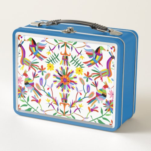 Modern Otomi Design II Metal Lunch Box