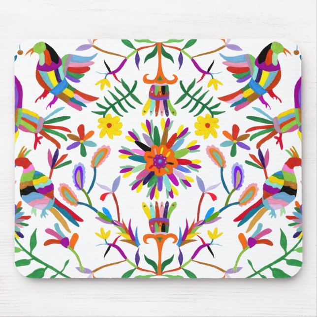 Modern Otomi Design II Mouse Pad (Front)