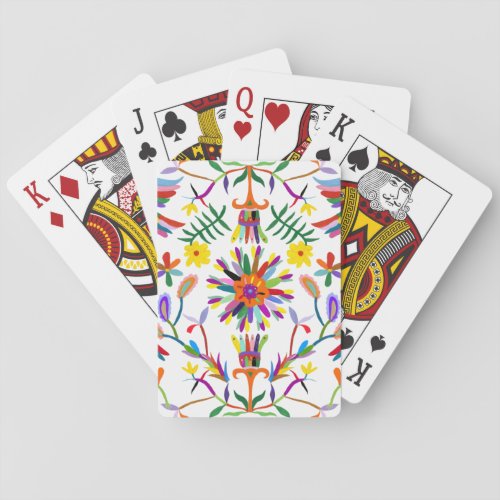 Modern Otomi Design II Playing Cards
