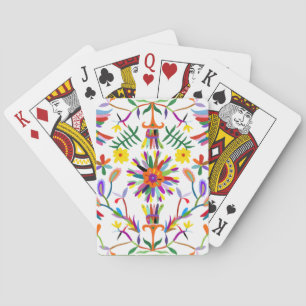 Modern Otomi Design II Poker Cards