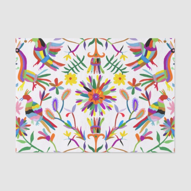Modern Otomi Design II Tissue Paper (Front)