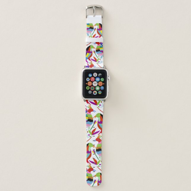 Modern Otomi Design III Apple Watch Band (Front)