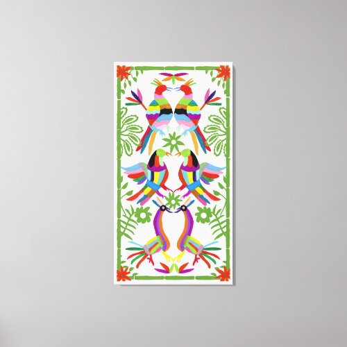 Modern Otomi Design III Canvas Print