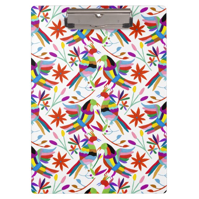 Modern Otomi Design III Clipboard (Front)