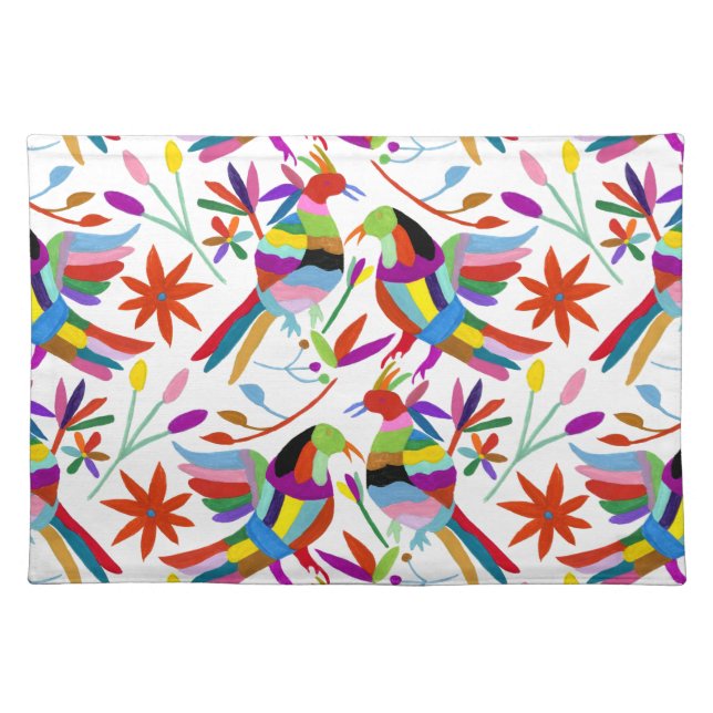 Modern Otomi Design III Cloth Placemat (Front)