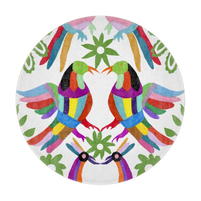 Modern Otomi Design III Cutting Board (Front)