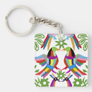 Modern Otomi Design III Keychain