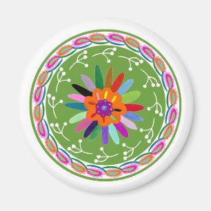 Modern Otomi Design Magnet