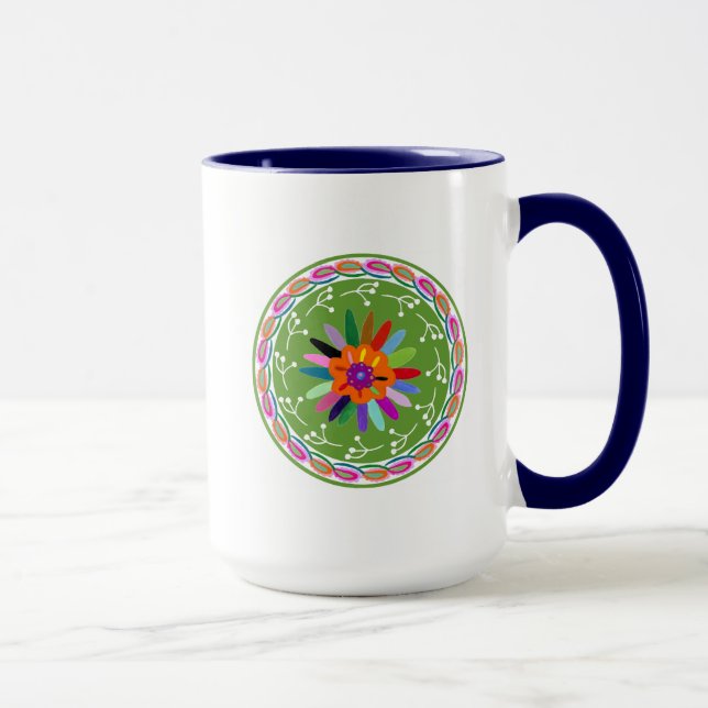 Modern Otomi Design Mug (Right)