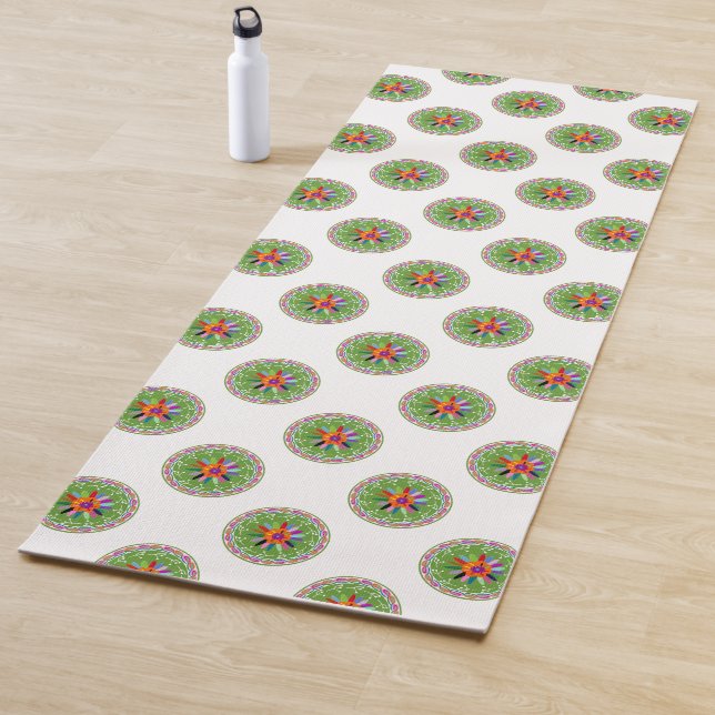 Modern Otomi Design Yoga Mat (In Situ)