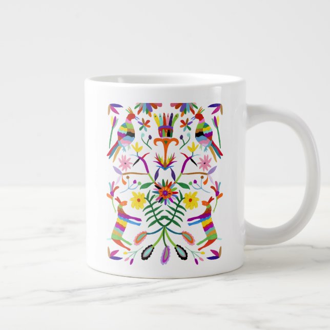 Modern Otomi I Giant Coffee Mug (Right)