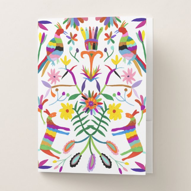 Modern Otomi I Pocket Folder (Front)