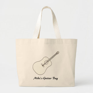 Modern Outline Drawing Acoustic Guitar Bags
