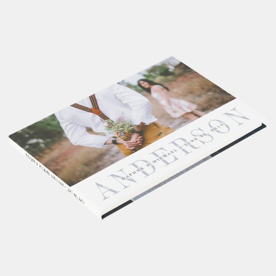 Modern Overlay Wedding Guest Book