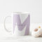 Modern Oversized Monogrammed Initial & Name Coffee