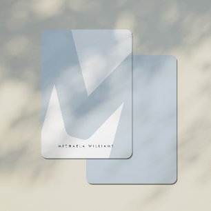 Modern Oversized Monogrammed Initial & Name Note C