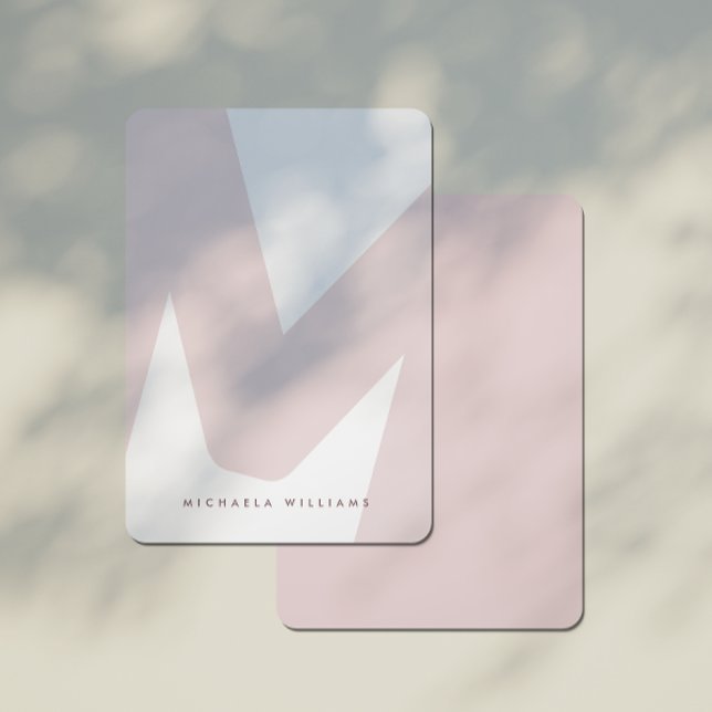 Modern Oversized Monogrammed Initial & Name Note C (Creator Uploaded)