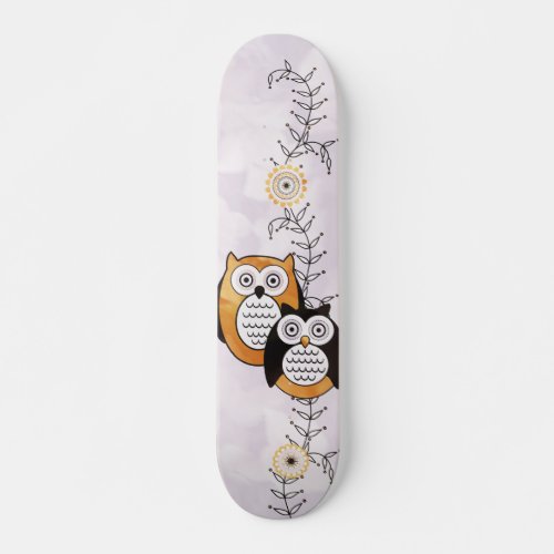 Modern Owls Skateboard